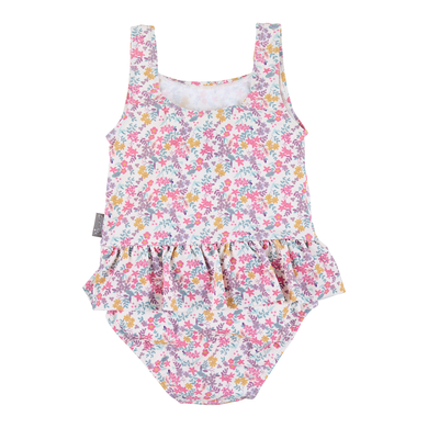 Sterntaler Maillot de bain fleuri écru