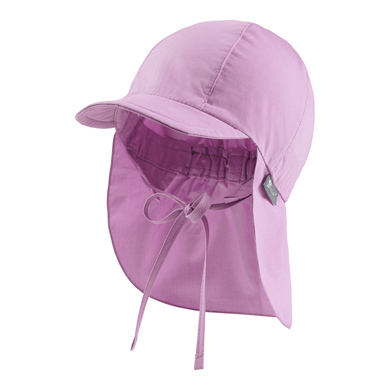 Sterntaler Casquette avec protection de nuque rose vif