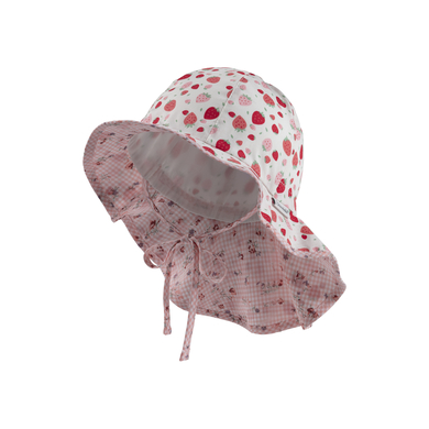 Sterntaler Chapeau soleil fraises écru