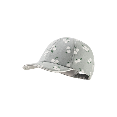 Sterntaler Casquette de baseball fleurie vert pierre