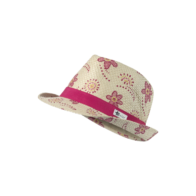 Sterntaler Chapeau de paille fleurs sand