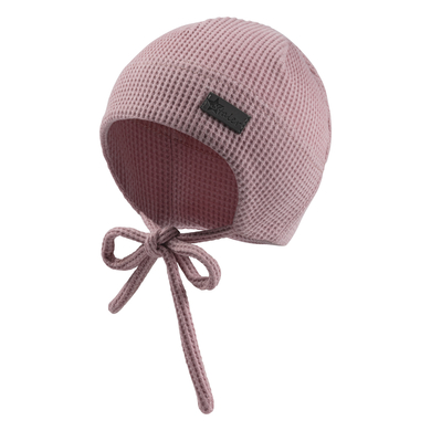 Sterntaler Bonnet piqué gaufré rose mat