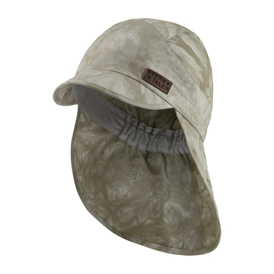 Sterntaler Casquette avec protection de nuque Batik vert pâle