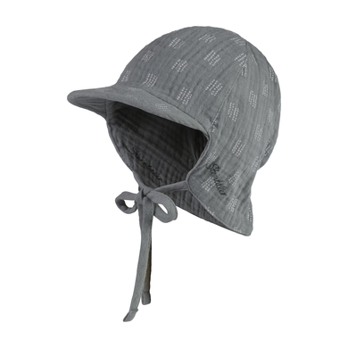 Sterntaler Casquette à visière réversible avec protection de nuque vert pierre