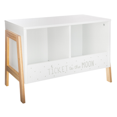 atmosphera for Kids Bibliothèque enfant bois blanc 60x30 cm