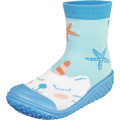 Playshoes Aqua-chaussette licorne menthe