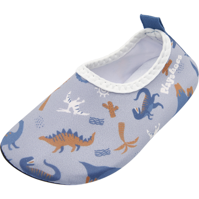Playshoes Chaussure pieds nus Dino allover bleu