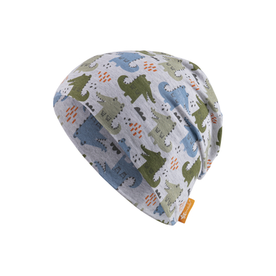 Sterntaler Bonnet Slouch crocodile argenté