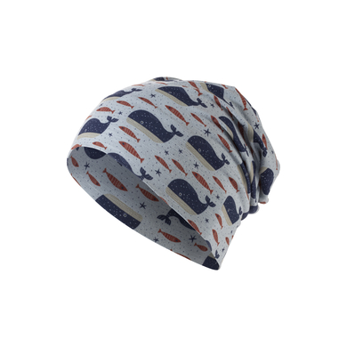 Image of Sterntaler Berretto slouch balene grigio-blu059