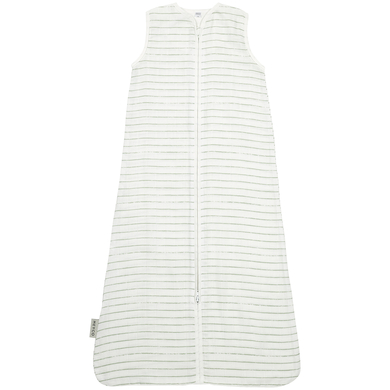 MEYCO Gigoteuse mousseline de coton Stripe soft green TOG 0.3