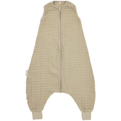MEYCO Surpyjama bébé mousseline de coton uni sand