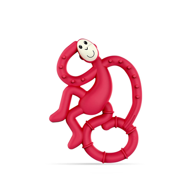 MATCHSTICK MONKEY MONKEY™ Anneau de dentition singe mini silicone rouge rubis