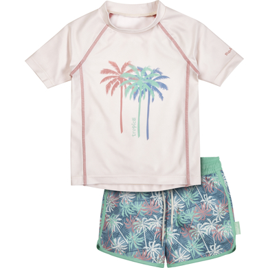 Playshoes Set de bain anti-UV palmiers écru