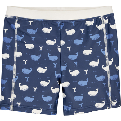 Playshoes UV-skydd bad shorts Whale marine