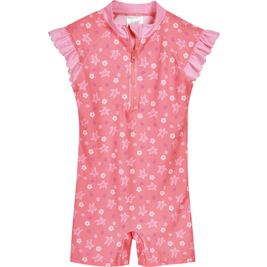 Playshoes Maillot une pièce anti-UV Hawaii corail