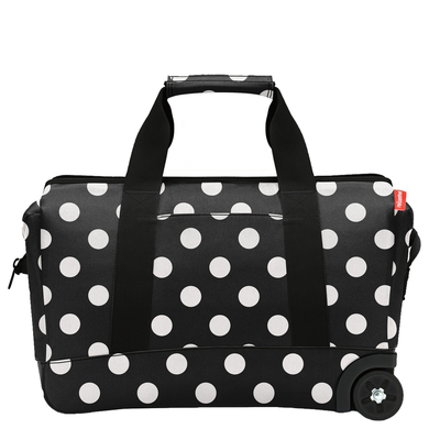 reisenthel traveling allrounder L – 2-Rollenreisetasche 49 cm frame dots white