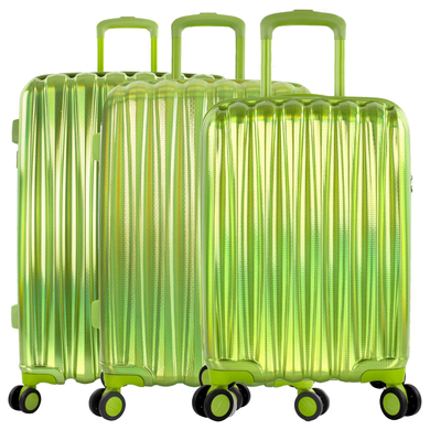 Heys Astro – 4-Rollen-Trolley Set 3tlg. L/M/S green
