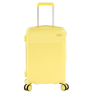 Heys Pastel – 4-Rollen-Kabinentrolley S 53 cm erw. yellow
