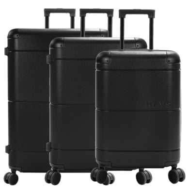 Heys Zen – 4-Rollen-Trolley Set 3tlg. erw. black