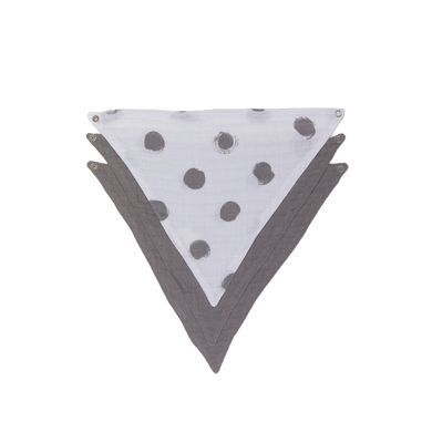 kindsgard Bandana enfant kludly gris lot de 3