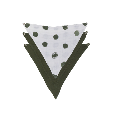 kindsgard Bandana enfant kludly olive lot de 3