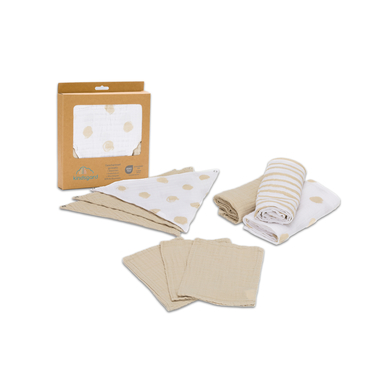 kindsgard Coffret cadeau langes gants de toilette enfant givsaely beige