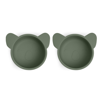 nuuroo Bol enfant koala rose silicone Dusty Green lot de 2