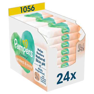 Pampers Lingettes Harmonie Aqua Calendula 1056 pièces 24x44