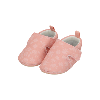 Sterntaler Chaussons pour bébés fleurs rose mat