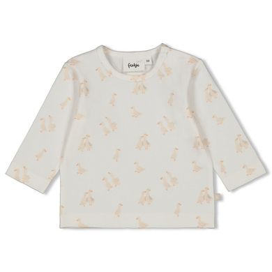 Image of Feetje Camicia a maniche lunghe AOP Little Duck Off bianco059