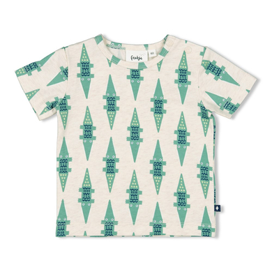 Feetje T-shirt Later Gator Off white melange