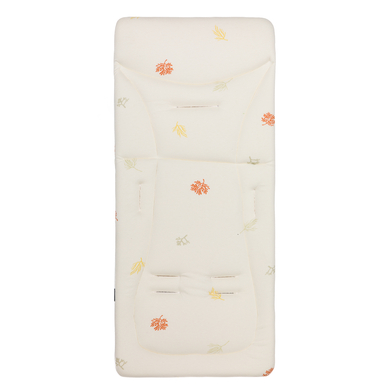 fillikid Matelas pour poussette réversible jersey 30x73 cm feuilles naturel