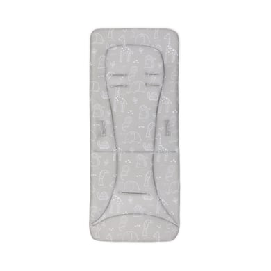 fillikid Matelas pour poussette réversible jersey 30x73 cm safari gris