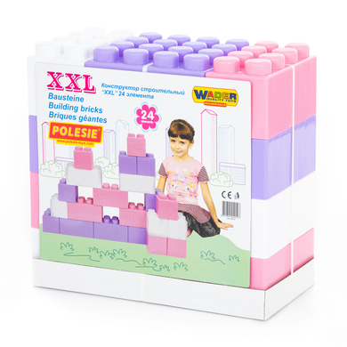 Bilde av Wader Quality Toys Xxl-byggeklosser 24 Stk, Girls