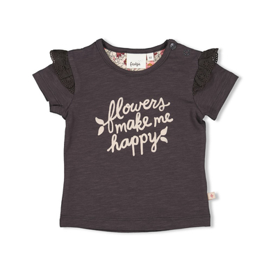 Feetje T-shirt sauvage Flower s Antraciet