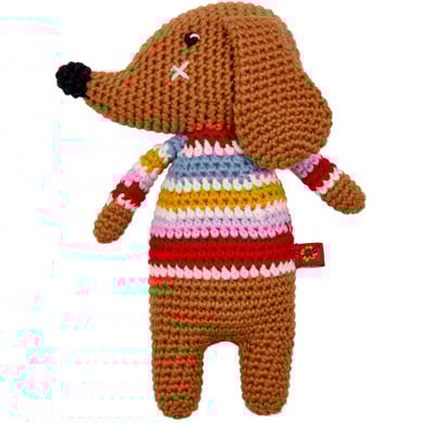 COPPENRATH Hochet Teckel au crochet - BabyGlück
