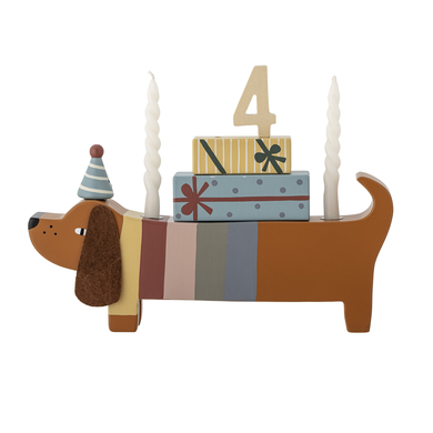 bloom ingville Mini Charlie décoration d'anniversaire marron