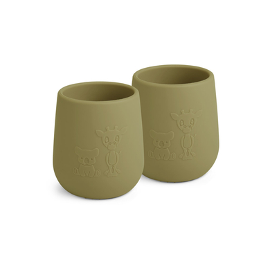 nuuroo Tasse enfant Abel silicone Olive Green 145 ml lot de 2