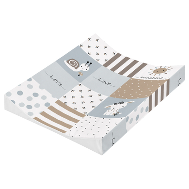 JULIUS ZÖLLNER Matelas à langer 2 bordures Patch Blue 50x65 cm