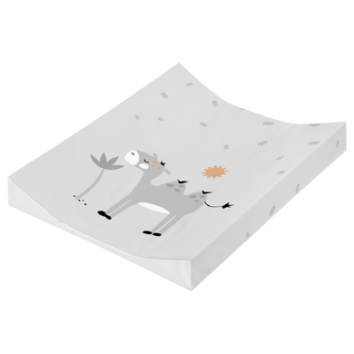 JULIUS ZÖLLNER Matelas à langer 2 bordures savane gris 50x65 cm