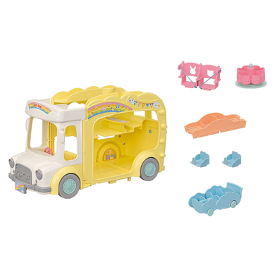 Sylvanian Families® Figurine bus et cour de récréation 5744