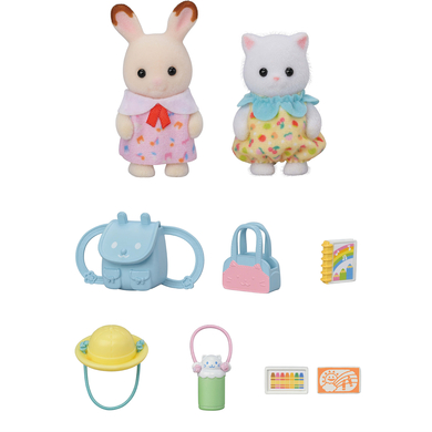 Sylvanian Families® Figurine duo des bébés en promenade 5747