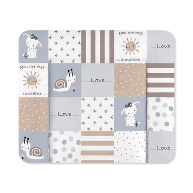 JULIUS ZÖLLNER Matelas à langer Softy Patch Blue 85x75 cm