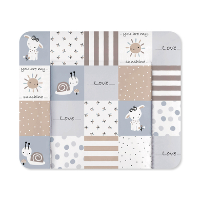 JULIUS ZÖLLNER Matelas à langer Softy Patch blue 75x75 cm