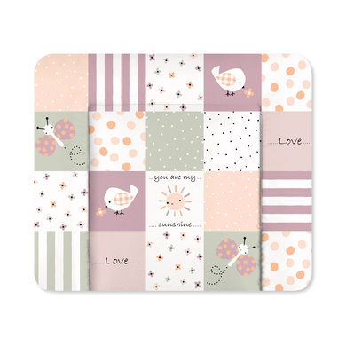 JULIUS ZÖLLNER Matelas à langer Softy Patch rose 65x75 cm