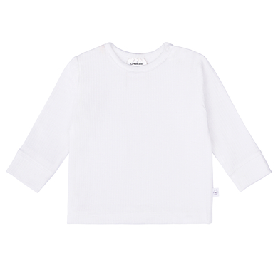 LÄSSIG T-shirt bébé manches longues côtelé milky blanc