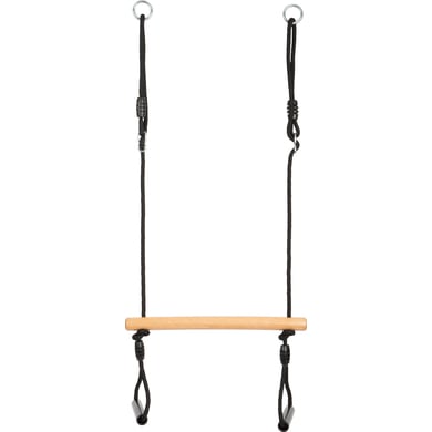 small foot  columpio trapecio con anillas de gimnasia black line