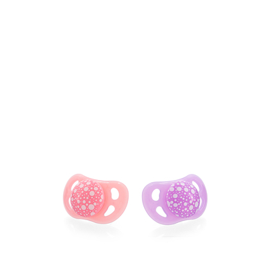 TWISTSHAKE Sucette 0-6 mois PP rose pastel/violet lot de 2
