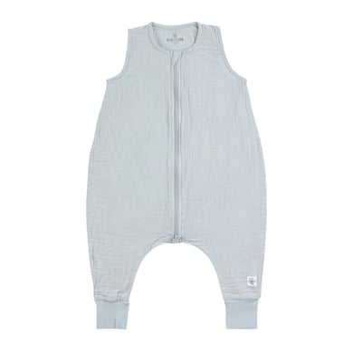 LÄSSIG Combinaison pyjama enfant mousseline de coton bleu clair