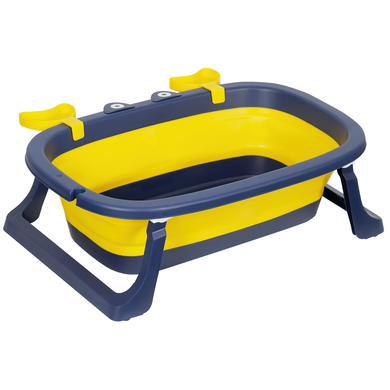 NICEkids Baignoire bébé PP bleu/jaune